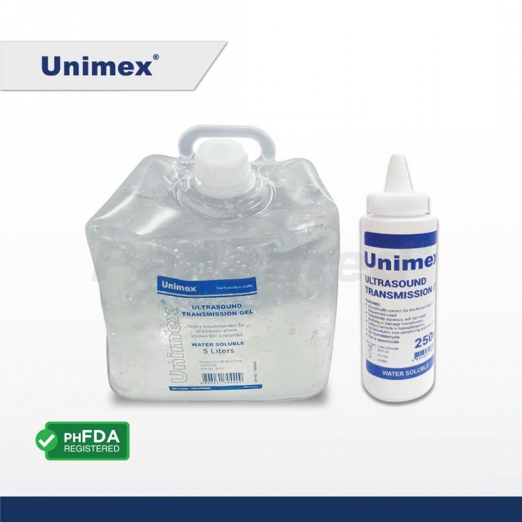Unimex Ultrasound Transmission Gel Galon (5 Liters)
